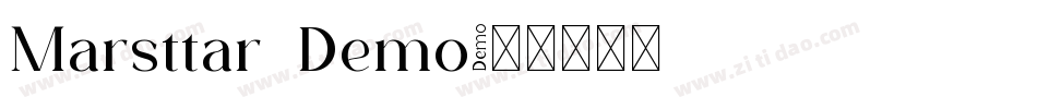 Marsttar  Demo字体转换